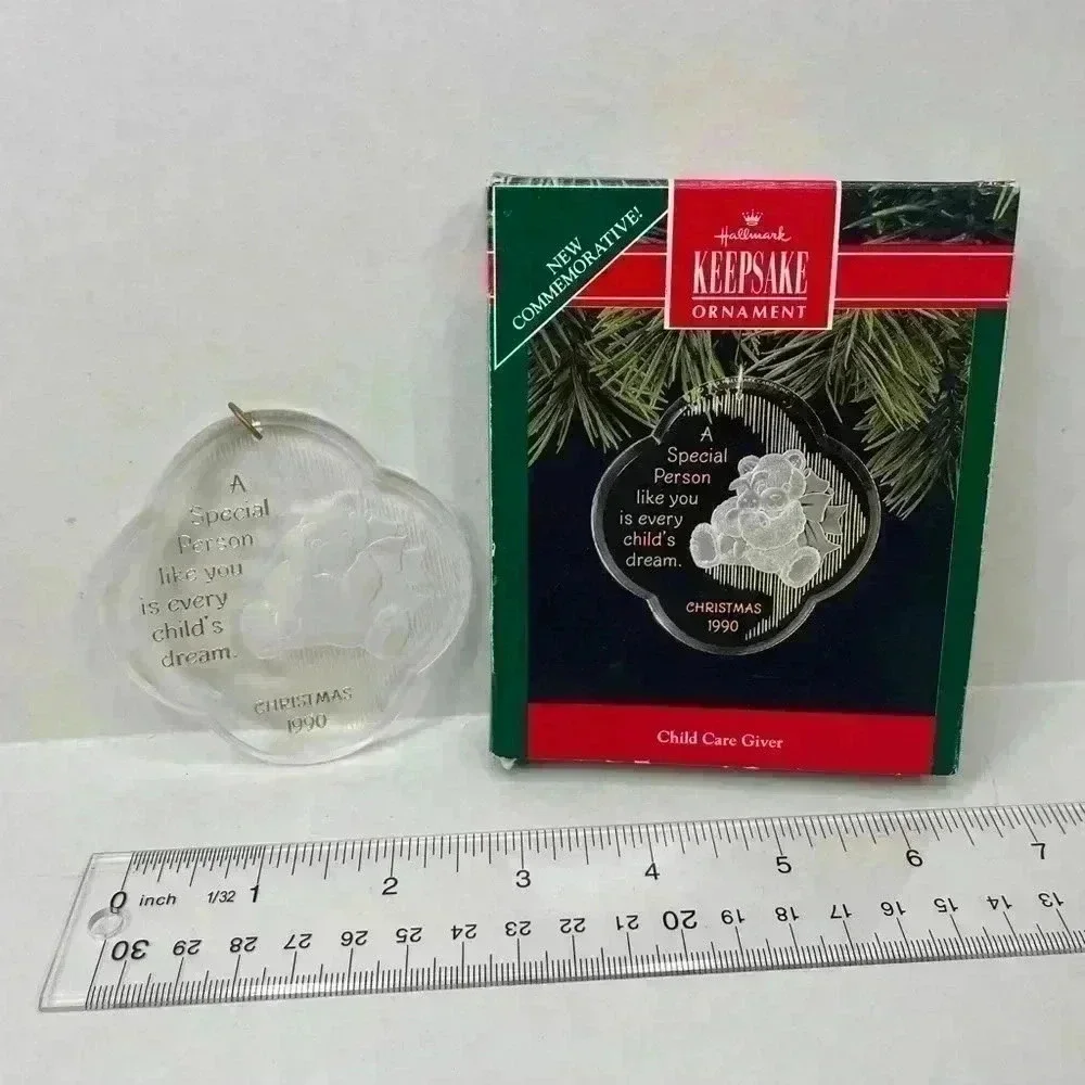 Vintage Hallmark Keepsake Ornament Child Care Giver 1990